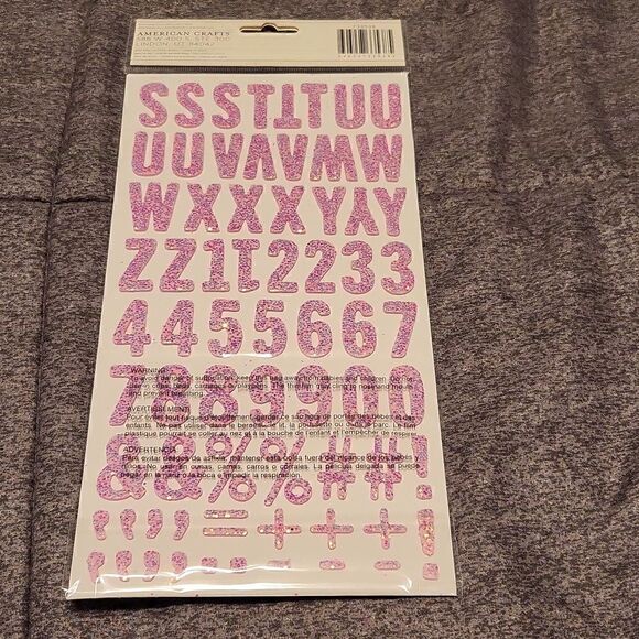Letter/Number Stickers  - Picture 2 of 2